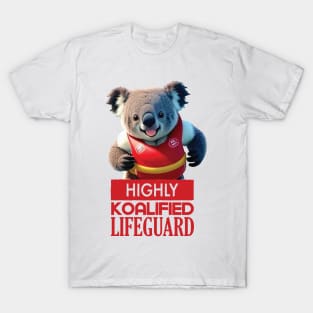 Just a Highly Koalified Lifeguard Koala 5 T-Shirt